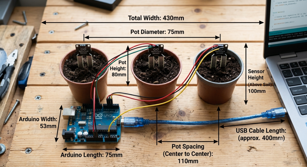 Connecting Multiple Moisture sensor to Arduino Board with Code | Soil moisture sensor with Arduino with code